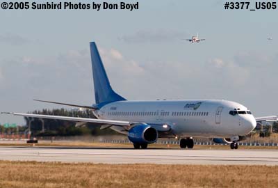 Miami Air International B737-81Q N906MA aviation airline stock photo #3377