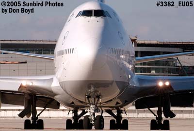 Lufthansa B747-430(M) D-ABTA Sachsen aviation airline stock photo #3382