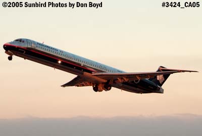Aeromexico MD-80 takeoff aviation airline stock photo #3424
