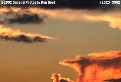 Clouds after sunset stock photo #1323