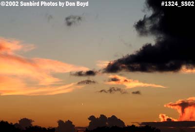 Clouds after sunset stock photo #1324