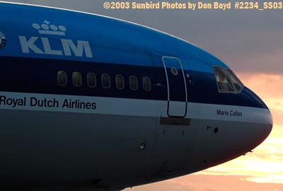 KLM MD-11 PH-KCG Maria Callas airliner aviation stock photo #2234
