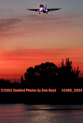 FedEx A300F4-605R N667FE aviation sunset stock photo #2400