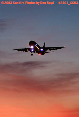 FedEx A300F4-605R N667FE aviation sunset stock photo #2401
