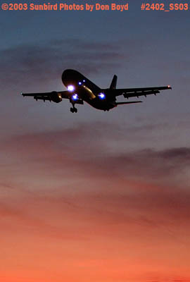 FedEx A300F4-605R N667FE aviation sunset stock photo #2402