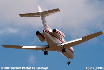 Private Raytheon Hawker 800XP N799RM corporate aviation stock photo #6512