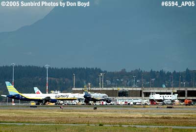West side of passenger terminal at Vancouver International Airport stock photo #6594