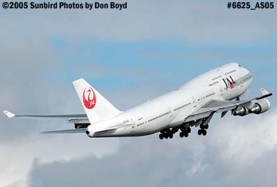 Japan Air Lines B747-446 JA8920 aviation airline stock photo #6625
