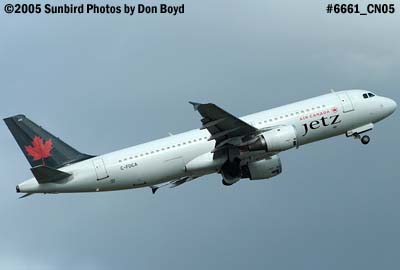 Air Canada Jetz Airbus A320-211 C-FDCA aviation airline stock photo #6661