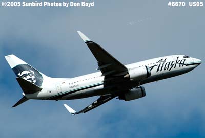 Alaska Airlines B737-790 N613AS aviation airline stock photo #6670