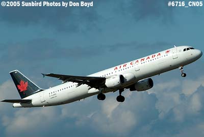 Air Canada A321-211 C-GJWD aviation airline stock photo #6716