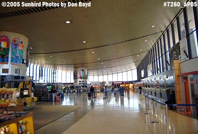 2005 - Interior of Terminal C at Boston Logan International Airport stock photo #7260
