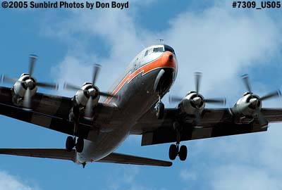 Turks Air DC-7BF N381AA (ex N101LM) aviation stock photo #7309