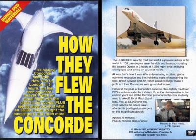 2003 - Photo on back cover (right side) of How They Flew The Concorde DVD container