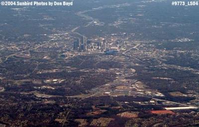 2004 - downtown Charlotte, North Carolina aerial stock photo #9773