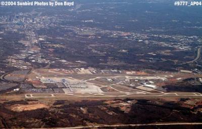 Charlotte Douglas International Airport aerial aviation stock photo #9777