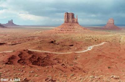 Monument Valley landscape stock photo #007_4_LS04
