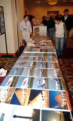 Edward Pascuzzi's photo prints display at the 2005 Boston Airline Show, photo #7219