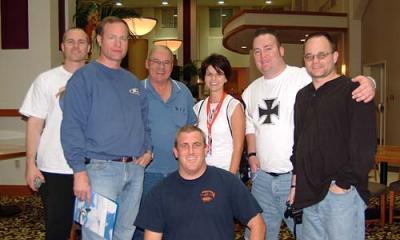 Joe Pries, Bob Patterson, Don Boyd, Ryan Hales, Bernadette, Michael Usevich and Eric Trum, photo #7246