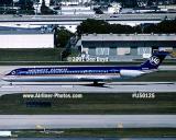 2001 - Midwest Express MD-80 N805ME in takeoff position at FLL aviation stock photo #US0125