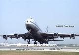 1982 - Pan Am B747-121(A) takeoff at MIA aviation airline stock photo #US8215
