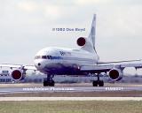 1982 - Pan Am L1011-500 on takeoff roll aviation airline stock photo #US8221