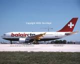 1999 - Balair/CTA Leisure A310-325 HB-IPL at Miami aviation airline stock photo #EU9903