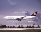 1999 - Lufthansa B747-230B D-ABZH Bonn landing at Miami aviation airline stock photo #EU9905