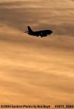Delta Airlines B737-232 on approach at sunset aviation airline stock photo #3072