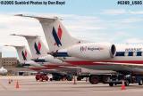 Three American Eagle Embraer Regional Jets at MIA aviation airline stock photo #6369