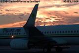 Miami Air Internationals B737-8Q8 N734MA on the ramp at sunset aviation stock photo #2683