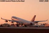 Air France A340-313(X) F-GLZT aviation airliner sunset stock photo #3427