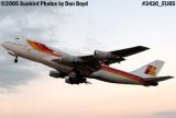 Iberia (Air Atlanta Icelandic) B747-341 TF-ATI (ex N6018N, PP-VOB, and N824DS) takeoff aviation airline stock photo #3430