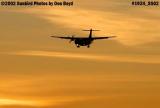 American Eagle ATR-42 approach at sunset aviation stock photo #1924