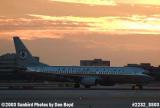 American Airlines B737-823 N951AA at sunset aviation stock photo #2232