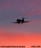 Bombardier CL-600-2B16 N78SD approach at sunset aviation stock photo #2391