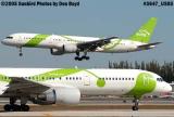 Delta Airlines Song B757-232's N6705Y and N6711M aviation airline stock photo #3647