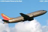 Southwest Airlines B737-3H4 N629SW Silver One takeoff aviation airline stock photo #1947