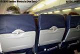 Spacious emergency exit row seating onboard Southwest Airlines B737-7H4 airline stock photo #6556