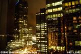 Downtown high-rise buildings at night in Vancouver, BC, stock photo #6571