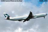Cathay Pacific Airbus A340-642 B-HQC aviation airline stock photo #6666