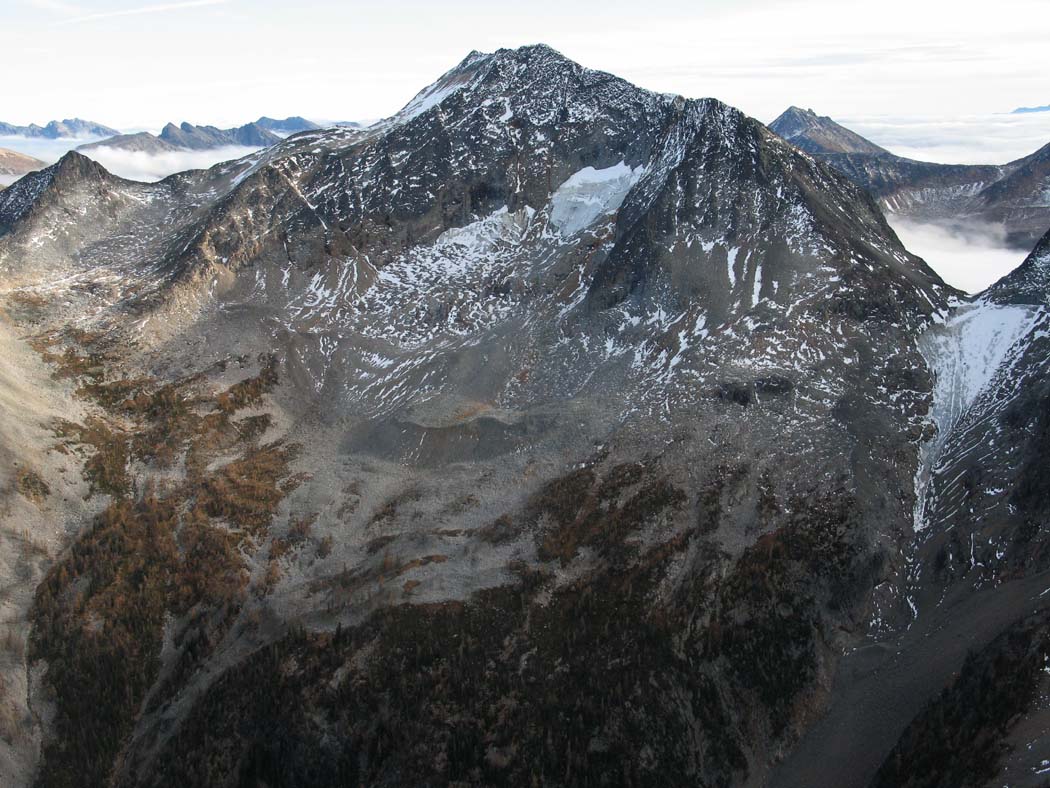 Lago, N Face Glacier Remnants (LagoCarruOsceola101805-41adj.jpg)