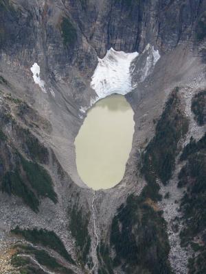 Glacier Remnant & Lake W of Primus/Tillies Towers (Primus101805-22adj.jpg)