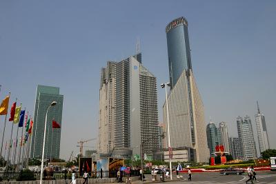 Skyscrappers of the Pudong Financial District