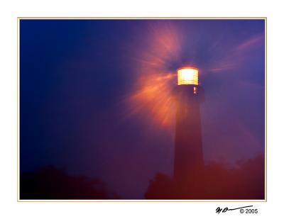 Barnegat Light in the Mist