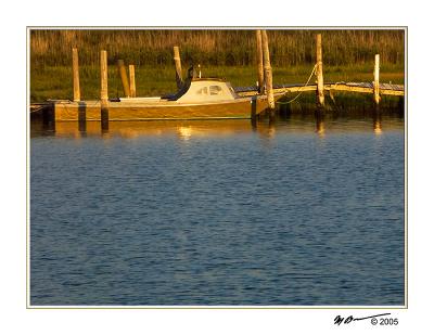 Fishing Boat At Sunrise