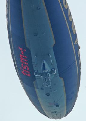 GoodYear blimp heading for the All-Star game in Detroit