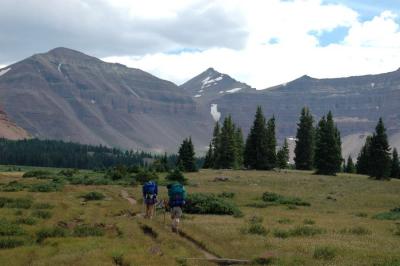 Kings Peak looming in the background