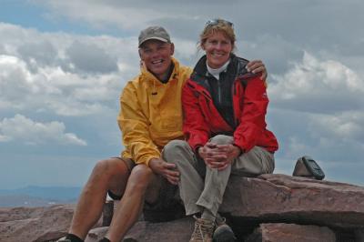 Linie & Diane on top of Kings Peak