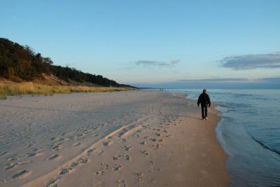 Looking South along Lake Michigan Shoreline